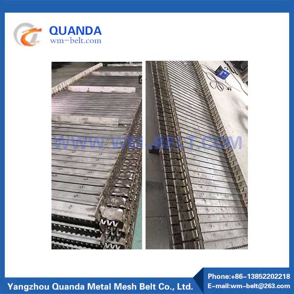 How does the Dry Slag Machine Mesh Belt Mesh Belt work?