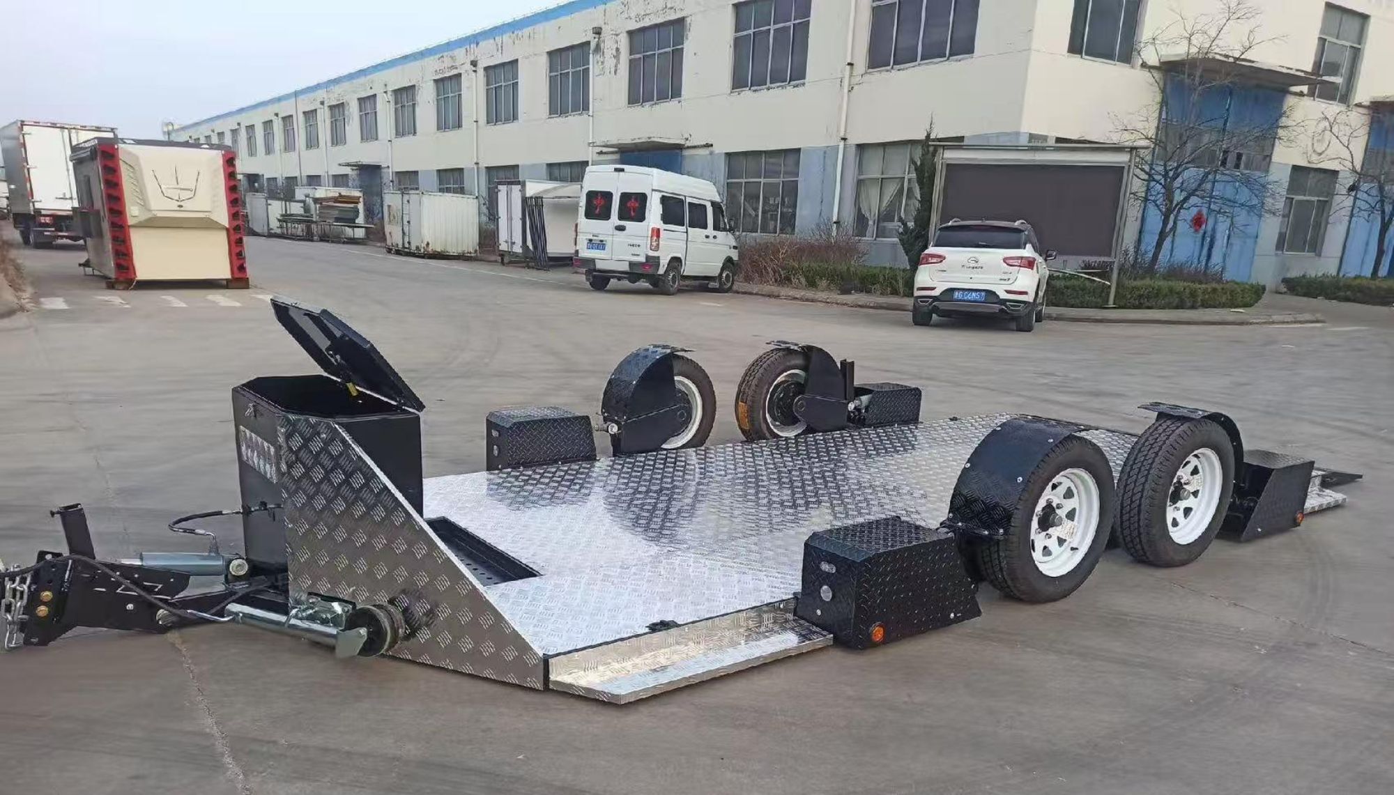 2.5T Dual-Axle Hydraulic Lifting Trailer: Your Trusted China Supplier Guide